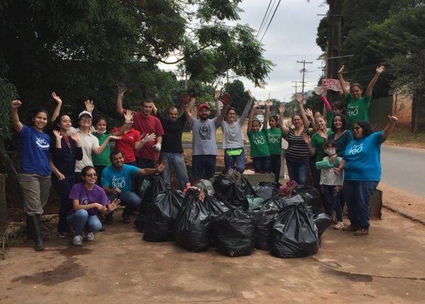 Recogieron más de 700 kilos de basura - Nacionales - ABC Color