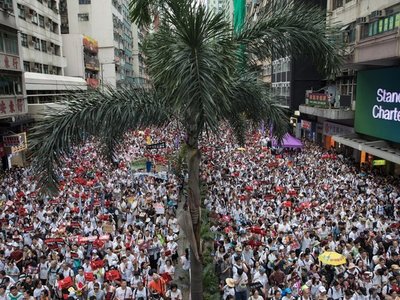 Protesta en Hong Kong contra ley de extradición a China