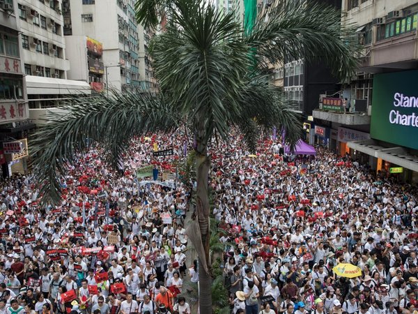 Protesta en Hong Kong contra ley de extradición a China