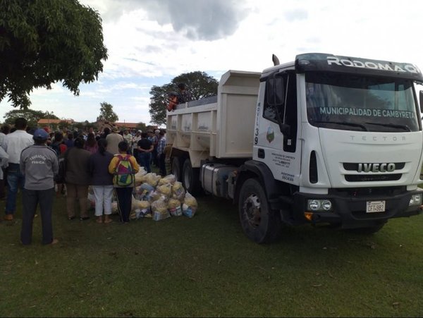Donaciones de Cambyretá llega a Tacuaras - Nacionales - ABC Color