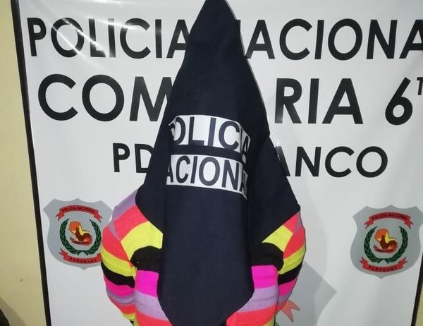 Mujer detenida tras morder a su concubino en el mentón