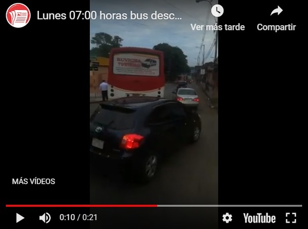 Bus averiado crea más inconvenientes que de costumbre | San Lorenzo Py