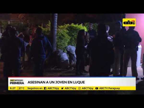 Asesinan a joven en Luque - Tv - ABC Color