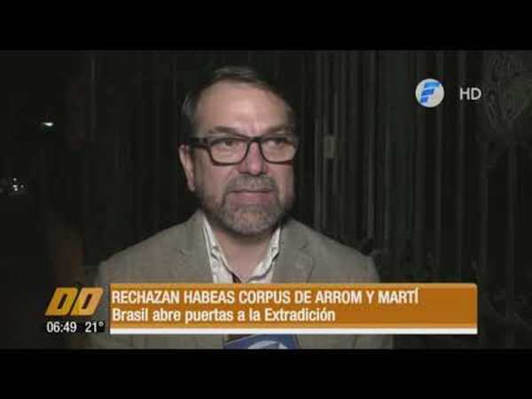 Brasil rechaza hábeas corpus para Arrom y Martí