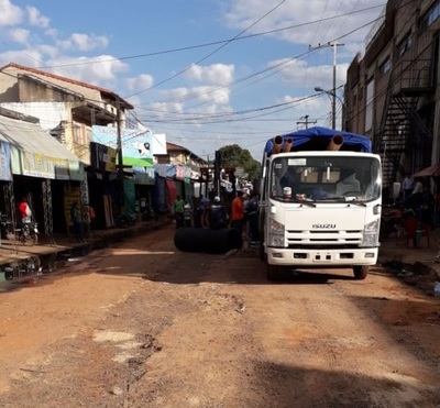 Culminan trabajos del primer tramo de desagüe cloacal en el mercado de Luque » Ñanduti