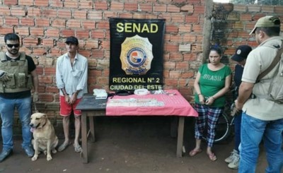 Pareja de traficantes detenidos en La Blanca