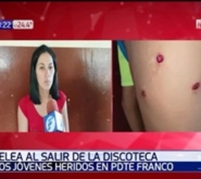 Trifulca en discoteca deja dos heridos en Presidente Franco - Paraguay.com
