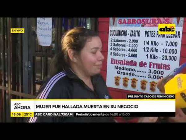 Presunto caso de feminicidio - Tv - ABC Color