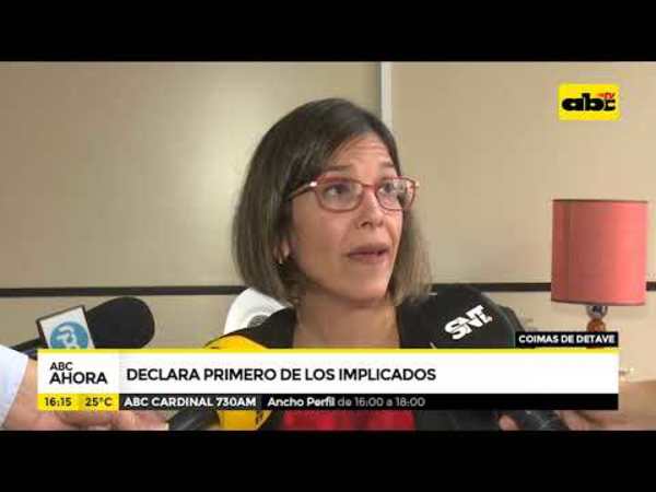 Declara el primero de los implicados en coimas de Detave - Tv - ABC Color
