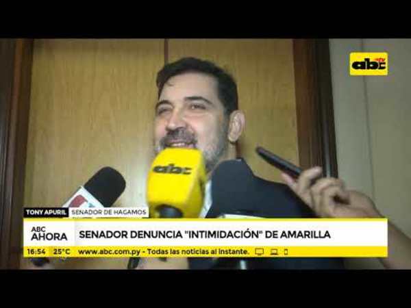 Senador denuncia intimidación de Amarilla - Tv - ABC Color