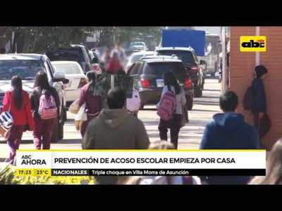 La prevención del acoso escolar empieza por casa - Tv - ABC Color