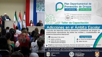 INICIAN TALLERES SOBRE ADICCIONES EN EL ÁMBITO ESCOLAR.