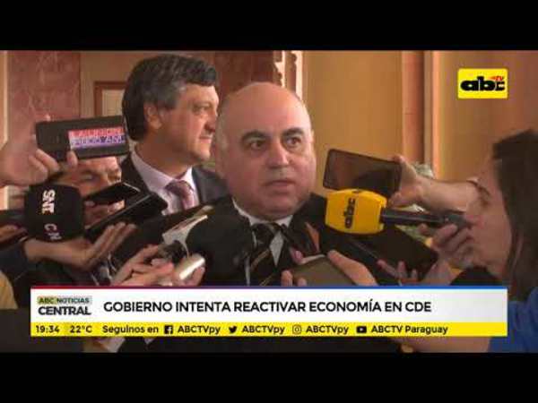 Gobierno intenta reactivar economía en Ciudad del Este - Tv - ABC Color
