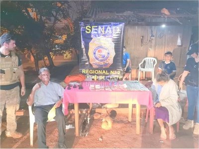 Detienen a pareja de septuagenarios con crac en Hernandarias