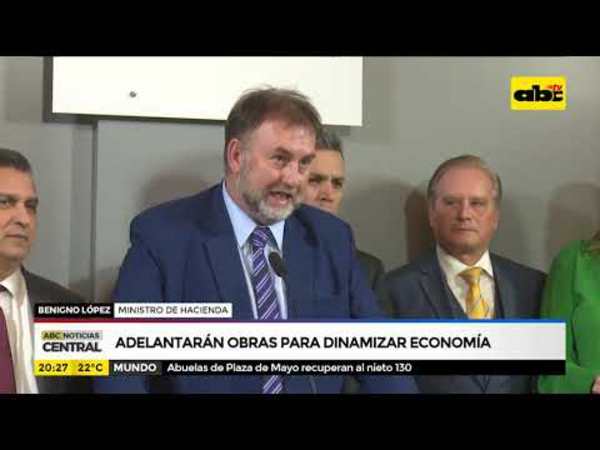 Adelantarán obras para dinamizar la economía - Tv - ABC Color
