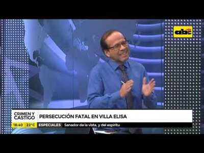 Persecución fatal en Villa Elisa - Tv - ABC Color