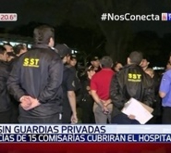 IPS se queda sin guardias y resguardo queda a cargo de la Policía - Paraguay.com