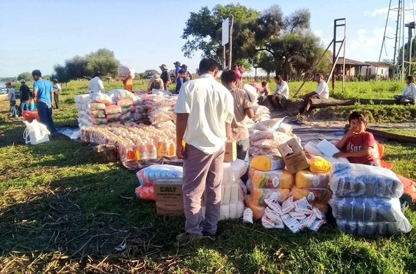 Entregaron 9,100 kg de víveres a familias indígenas de Pdte. Hayes - ADN Paraguayo