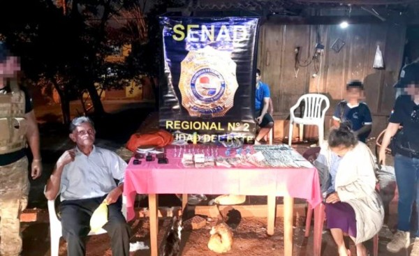 Ancianos microtraficantes detenidos con más de mil dosis
