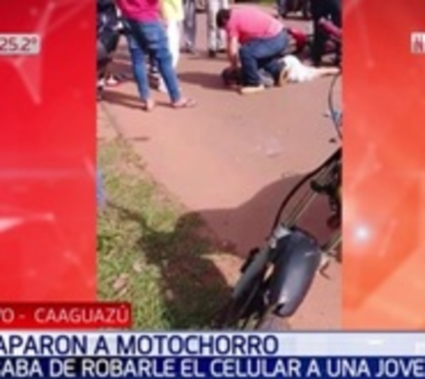 Reducen a joven segundos después de robar celular - Paraguay.com