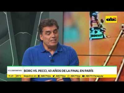 Borg vs. Pecci, 40 años de la final en París - Tv - ABC Color