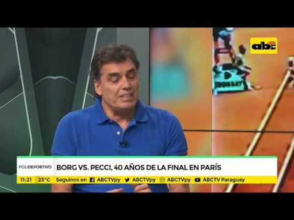 Borg vs. Pecci, 40 años de la final en París - Tv - ABC Color