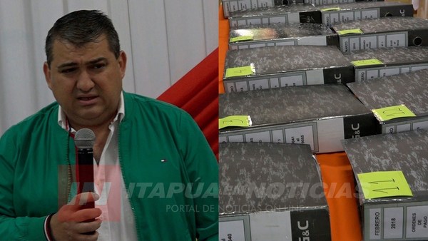 ENCARNACIÓN: COMPROBANTES MUNICIPALES SE EXPONEN AL PÚBLICO.