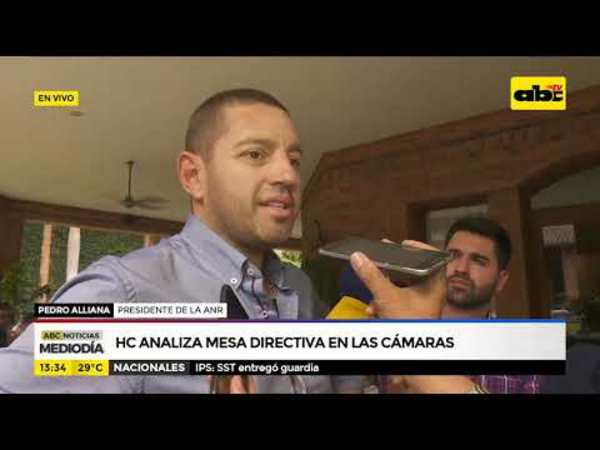HC analiza mesa directiva en las cámaras - Tv - ABC Color