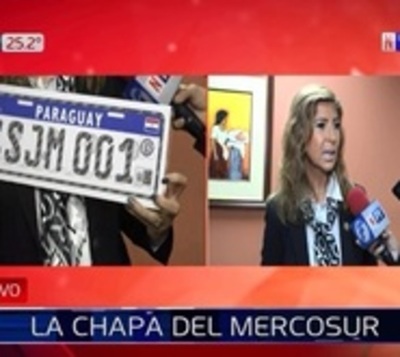 Presentan Chapa Mercosur - Paraguay.com