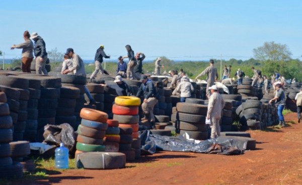 Pará-na los Criaderos: 70.000 cubiertas son tratadas con larvicidas