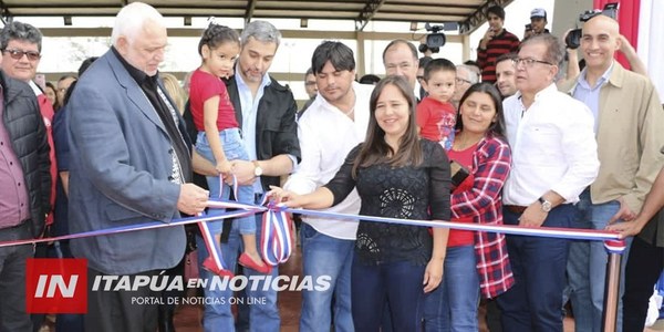 EL PRESIDENTE  INAUGURÓ OBRAS EN ENCARNACIÓN Y CAP. MIRANDA.