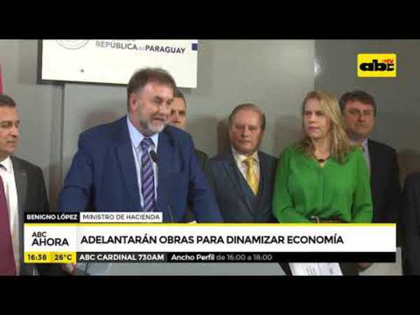 Adelantarán obras para dinamizar economía - Tv - ABC Color