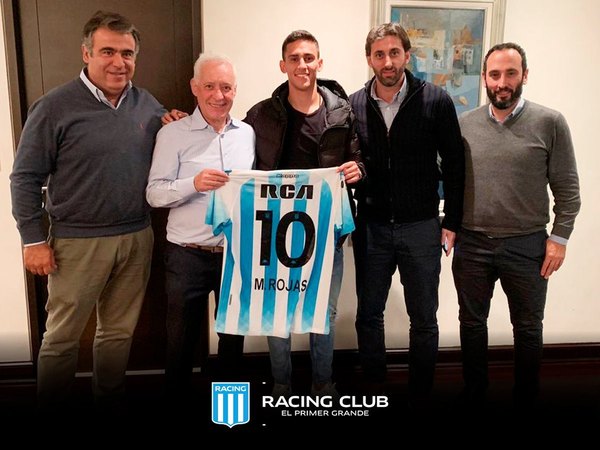 Matías Rojas fue presentado en Racing