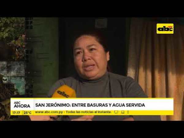 San Jerónimo: Entre basuras y aguas servidas - Tv - ABC Color