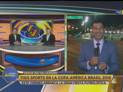 En Rio de Janeiro ya hay ambiente de Copa América