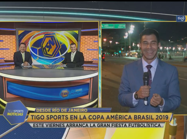 En Rio de Janeiro ya hay ambiente de Copa América