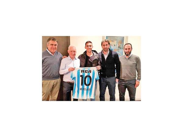 Matías Rojas es el nuevo “10” de Racing