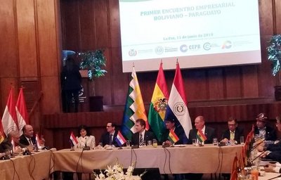 Salida de productos bolivianos por hidrovía domina reunión bilateral - Edicion Impresa - ABC Color