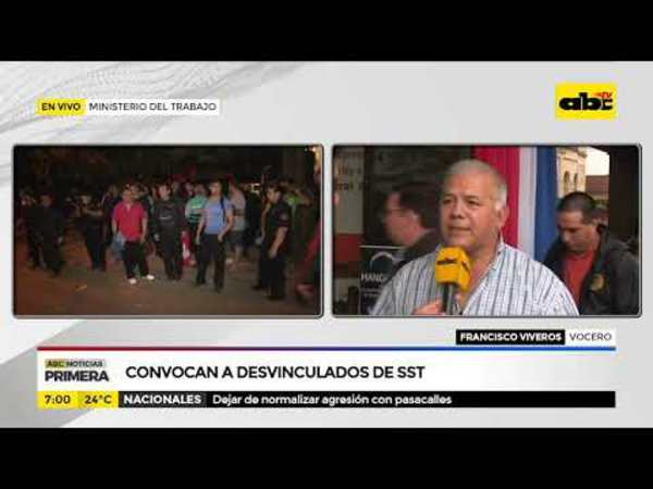 Convocan a desvinculados de SST - Tv - ABC Color