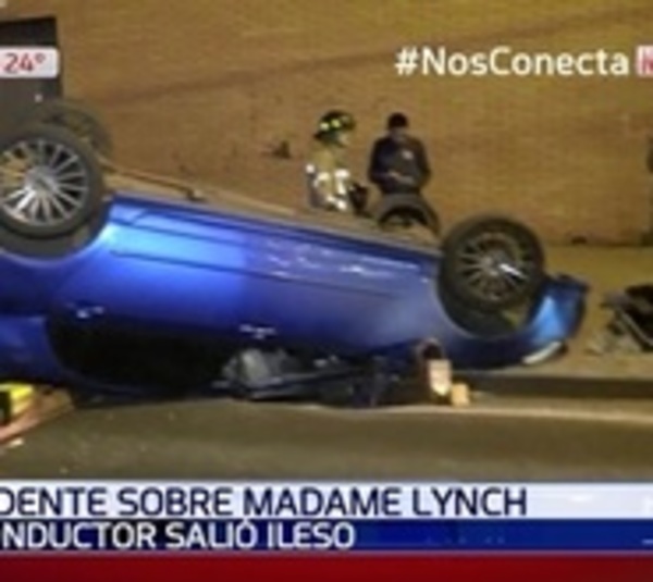 Imprudencia causó grave accidente sobre Madame Lynch  - Paraguay.com