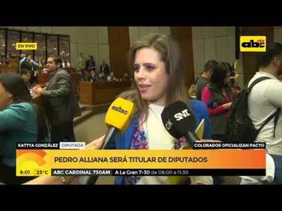 Kattya González sobre el pacto colorado - Tv - ABC Color