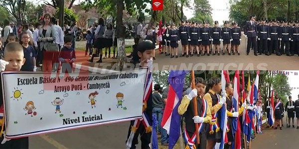 EN CAMBYRETÁ ESTUDIANTES HONRAN EL 12 DE JUNIO.