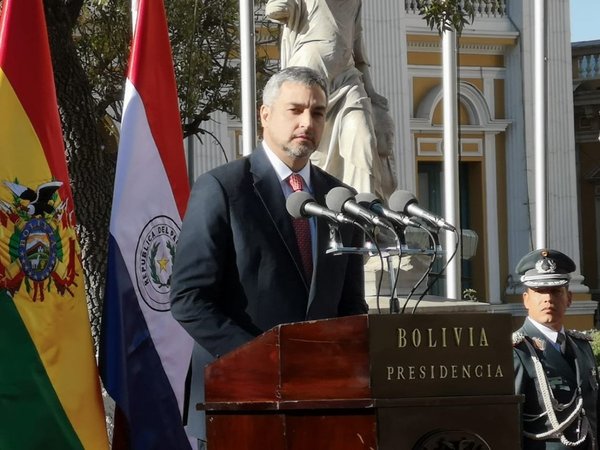 Mario Abdo destaca crecimiento de Paraguay y Bolivia