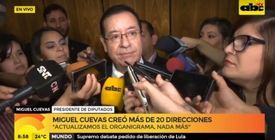 Cuevas justifica creación de direcciones