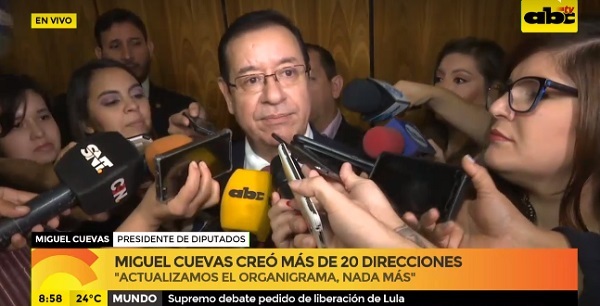 Cuevas justifica creación de direcciones