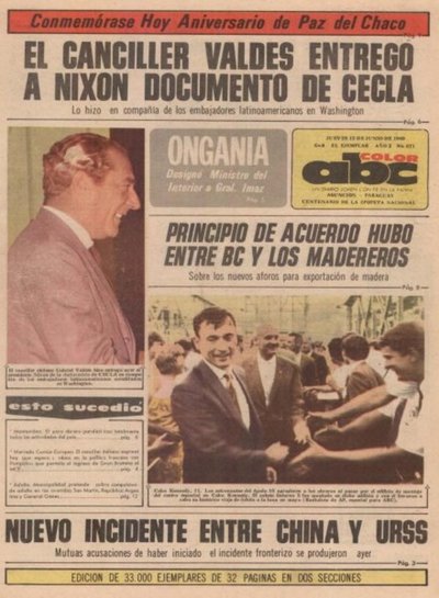 12 de junio de 1969 - Un Dia Como Hoy - ABC Color