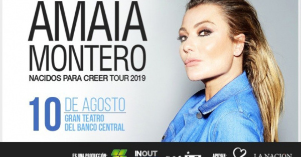 Amaia Montero viene a visitarnos en agosto