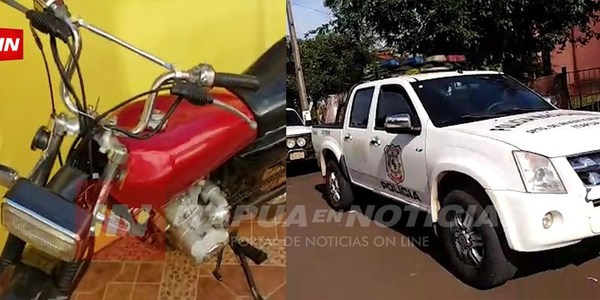 FISCALÍA INCAUTÓ DOS MOTOCICLETAS EN CASO TENTATIVA DE HOMICIDIO.