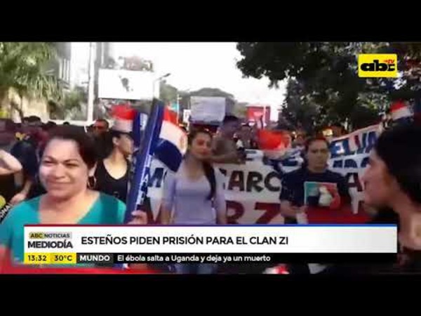 Esteños piden prisión para el Clan ZI - Tv - ABC Color