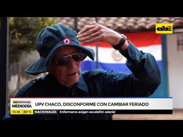 UPV Chaco disconforme con cambiar feriado - Tv - ABC Color